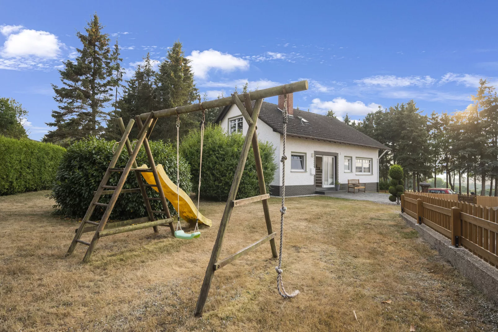 Ferienhaus zum Wäldchen-Tuinen zomer