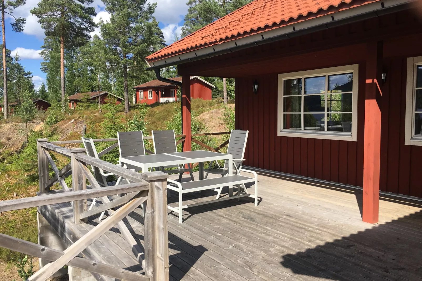 Värmlands Sjö och Fjäll Camping 14-Terrasbalkon