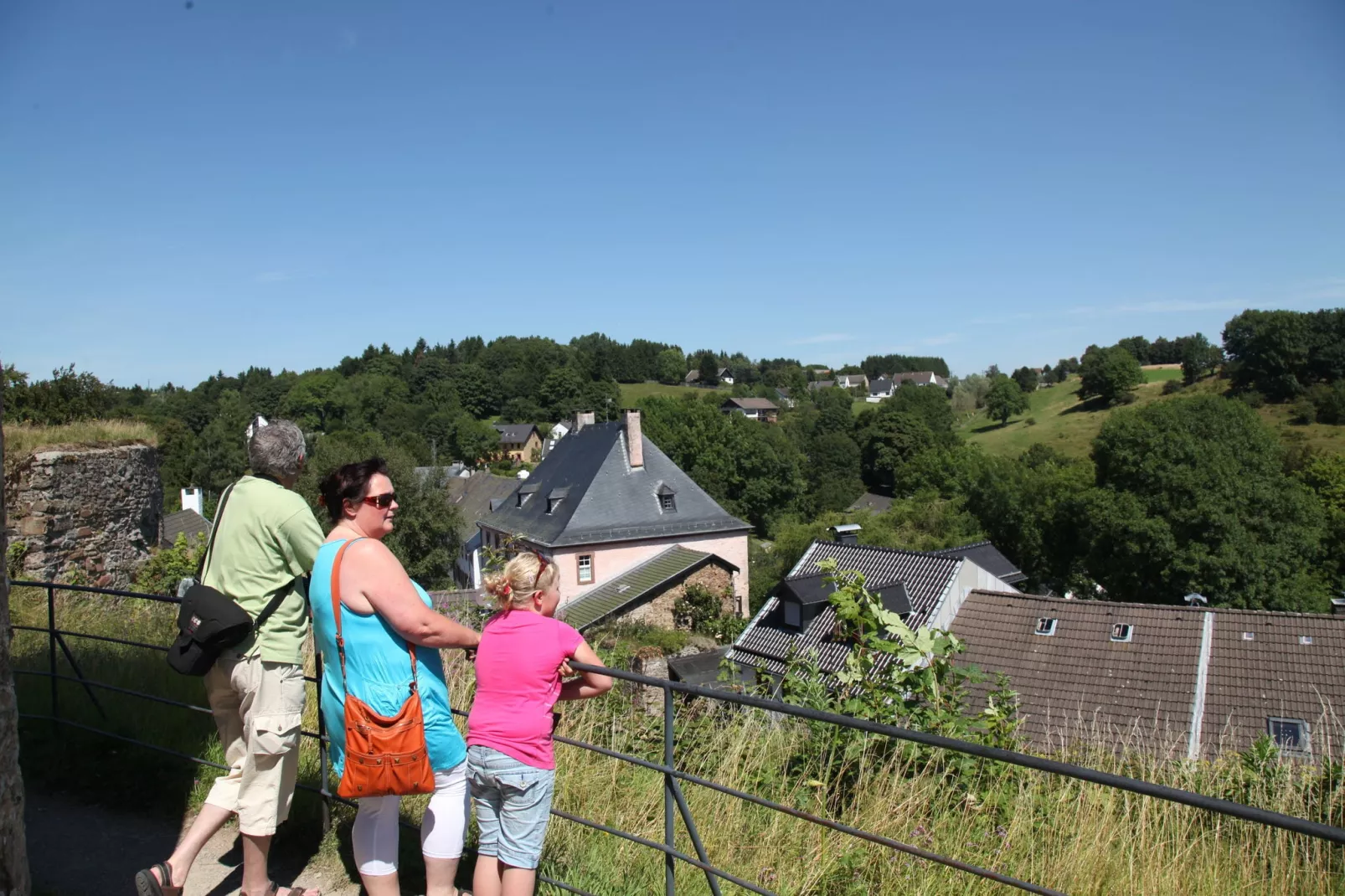 Eifelpark Kronenburger See 2-Gebieden zomer 1km