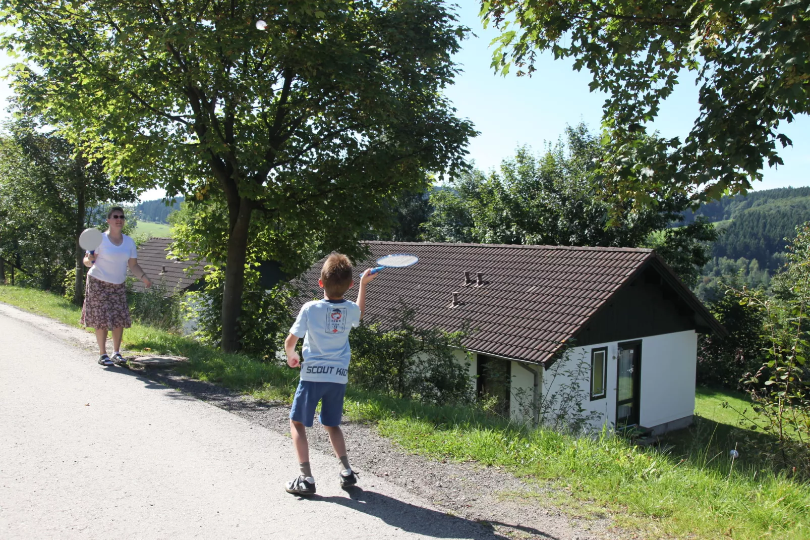 Eifelpark Kronenburger See 3-Gebieden zomer 1km