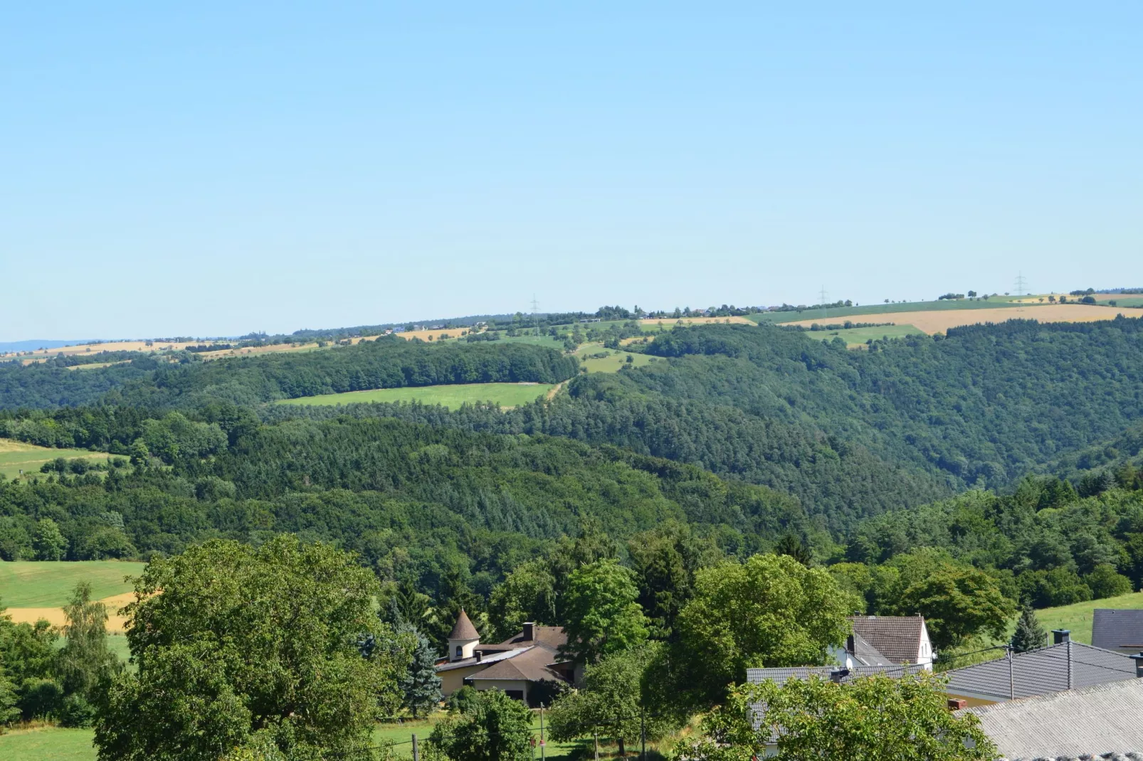 Scheune zur Schönen Aussicht-Uitzicht zomer