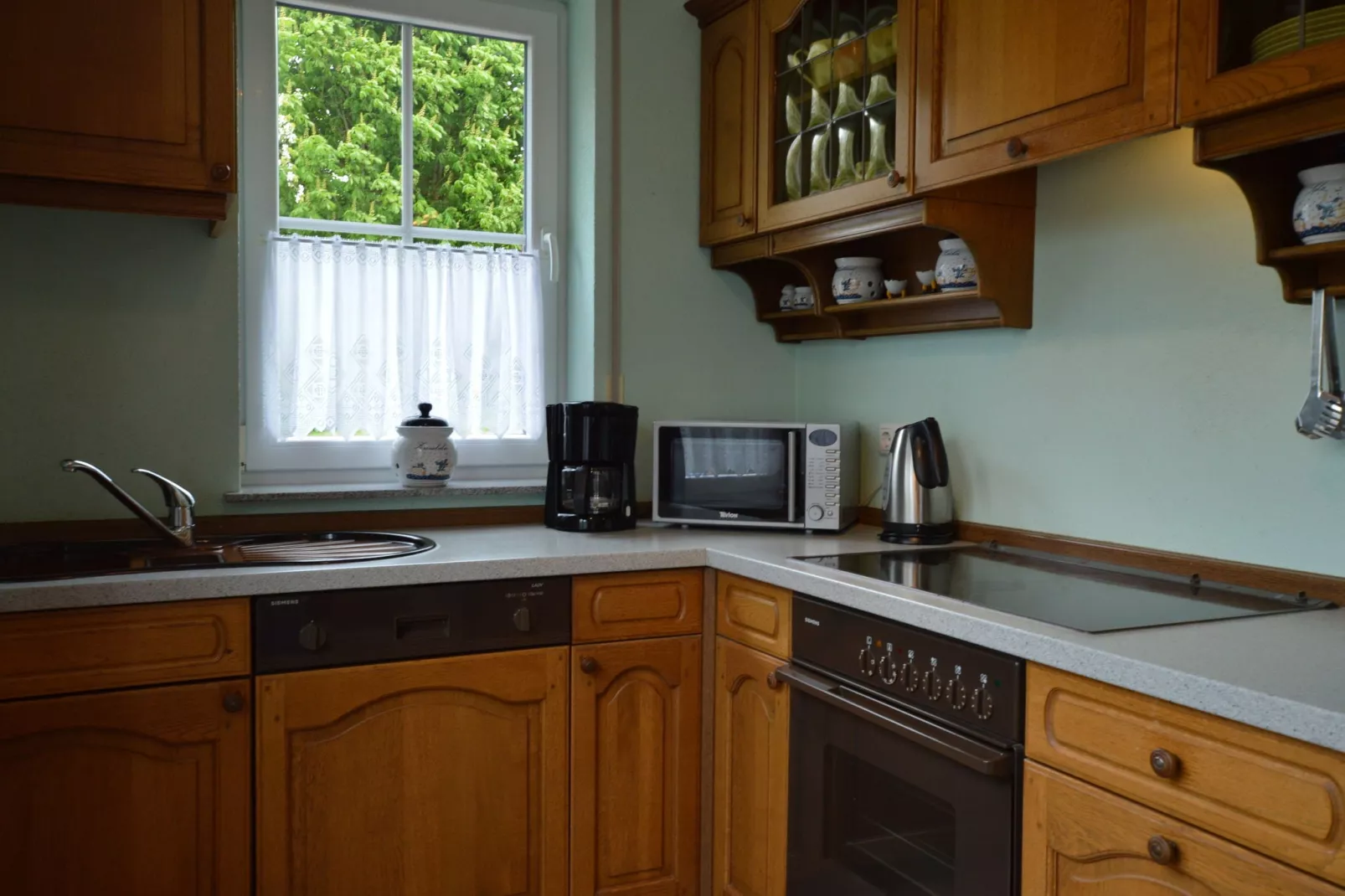 Ferienwohnung Grün - Keuken