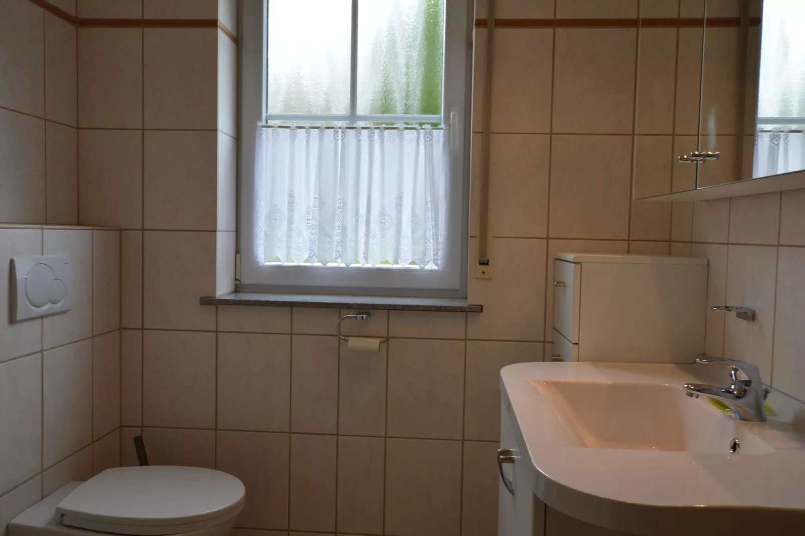 Ferienwohnung Grün - Badkamer