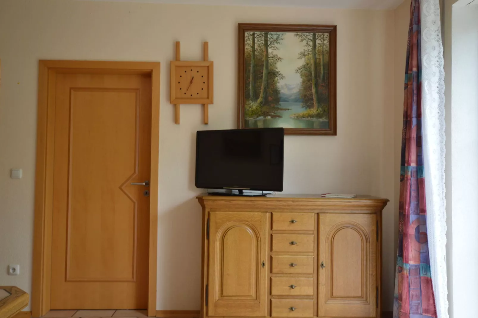 Ferienwohnung Grün - Woonkamer