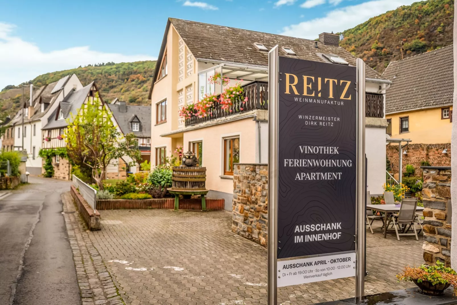 Ferienhaus Weingut Reitz-Gebieden zomer 1km