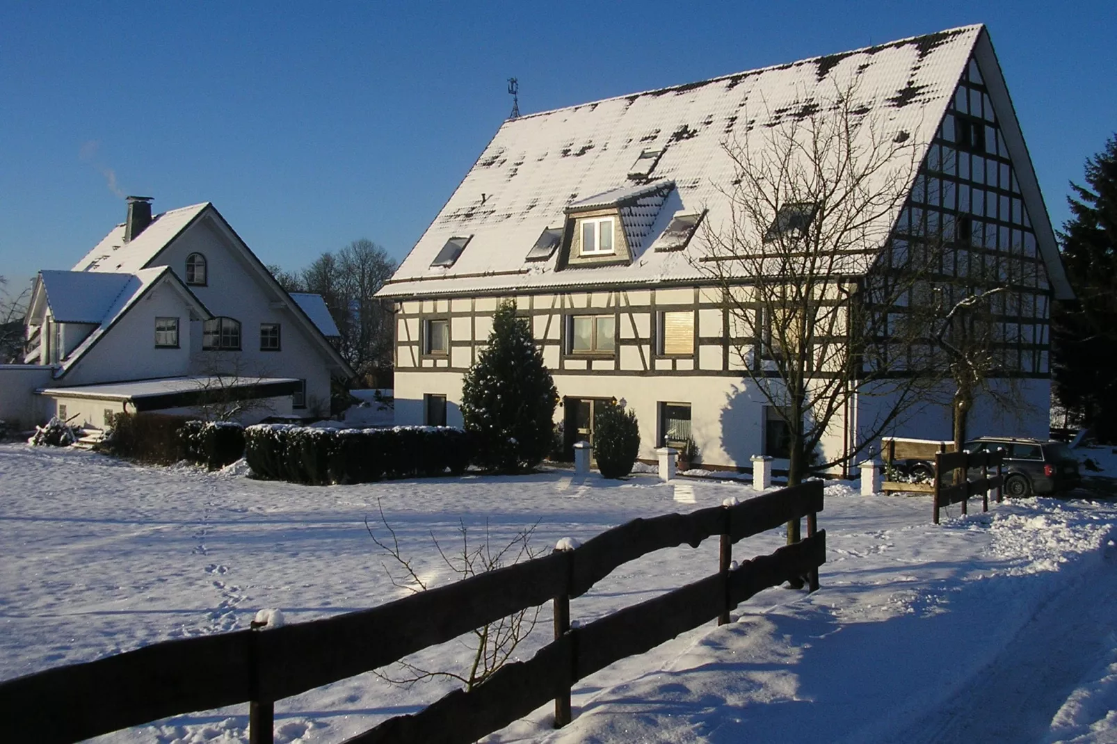 Ferienwohnung Silbecke-Exterieur winter