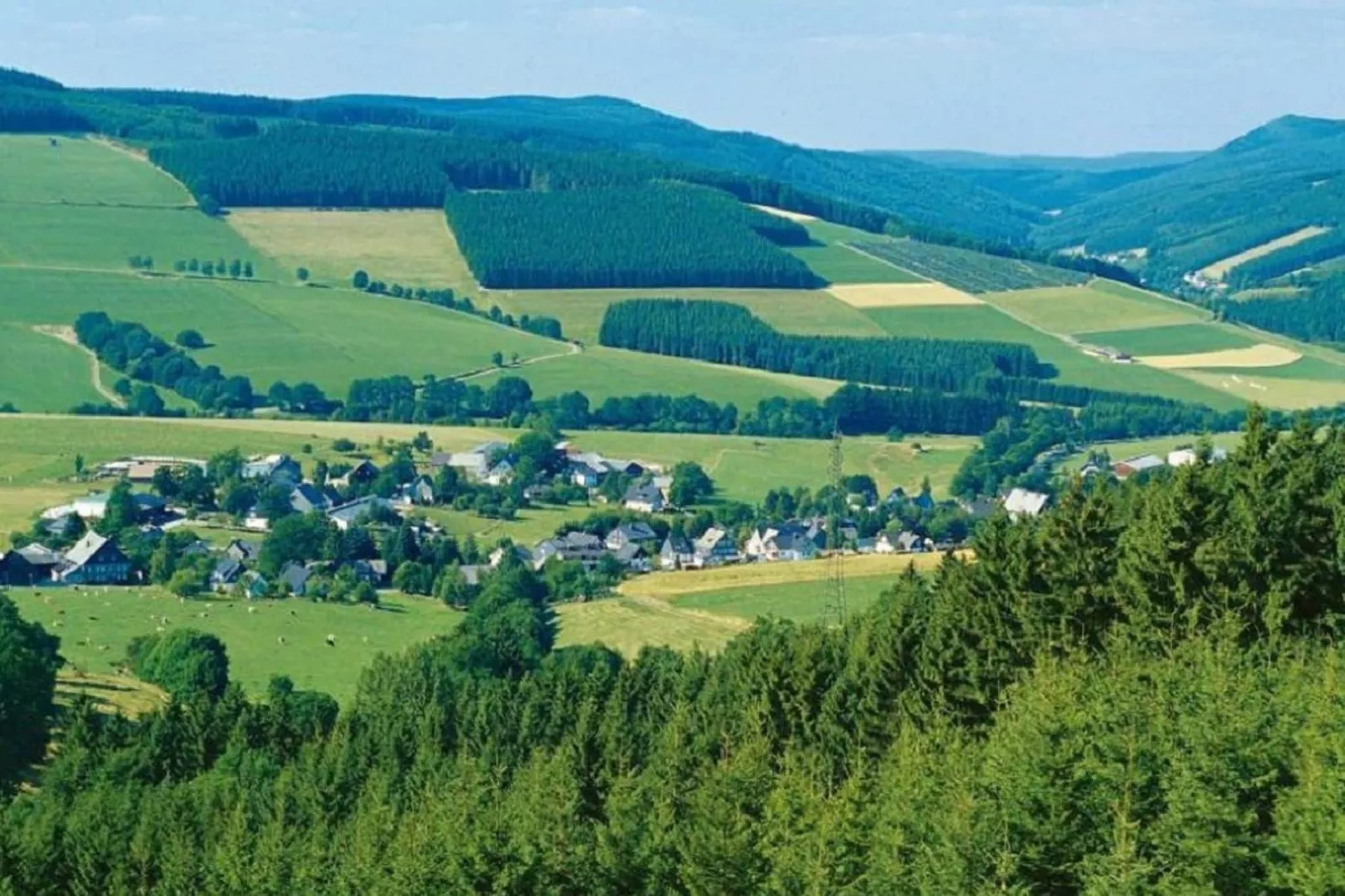 Villa Winterberg-Gebieden zomer 20km