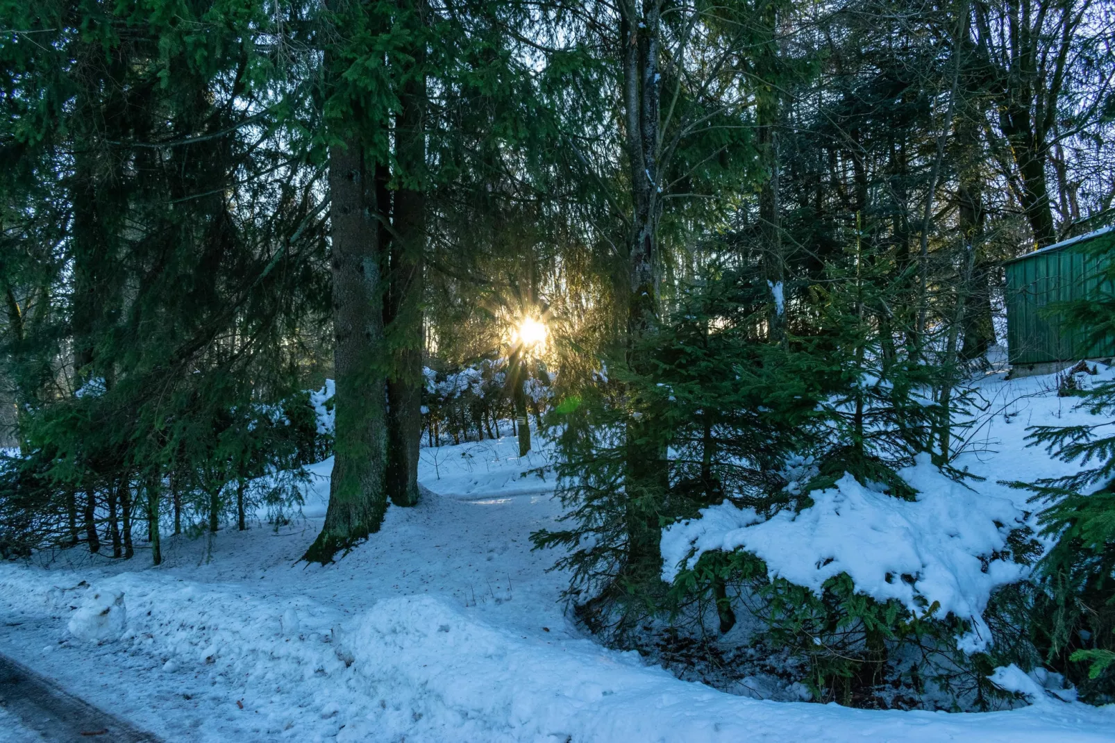 Idyllisch vakantiehuis bij het skigebied-Gebied winter 5km