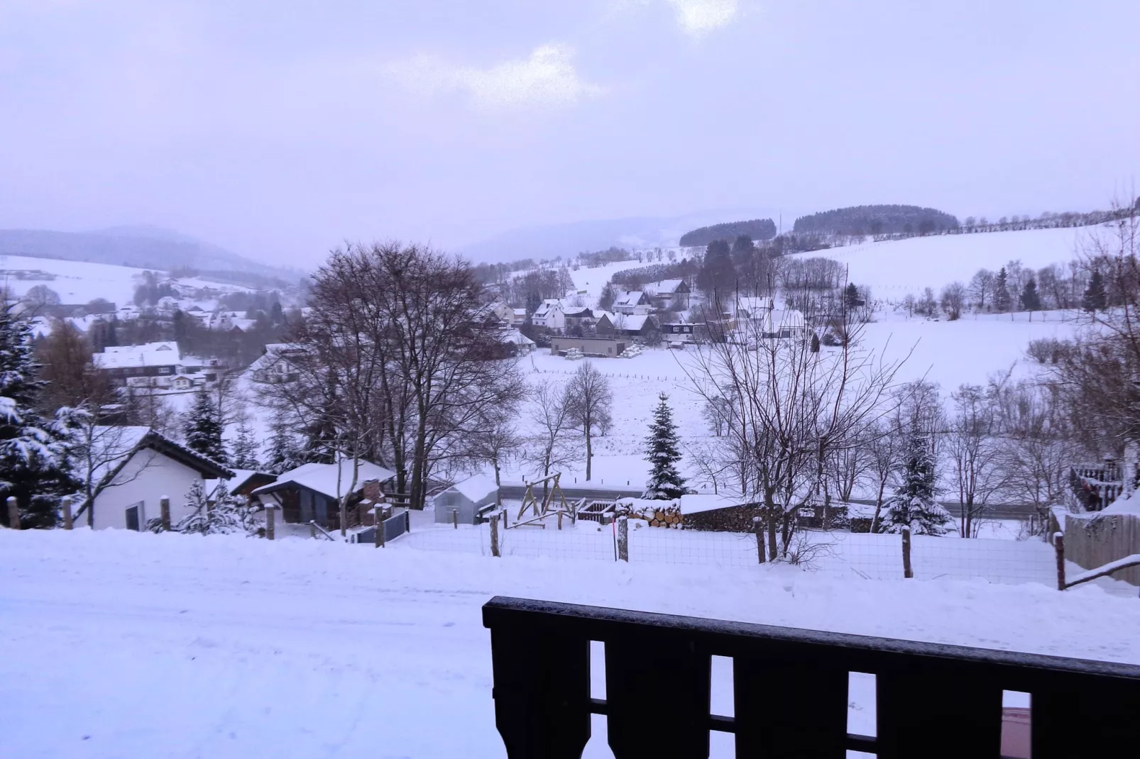 Grönebach-Uitzicht winter