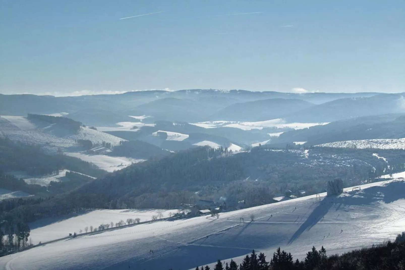 Hochsauerlandblick-Gebied winter 20km