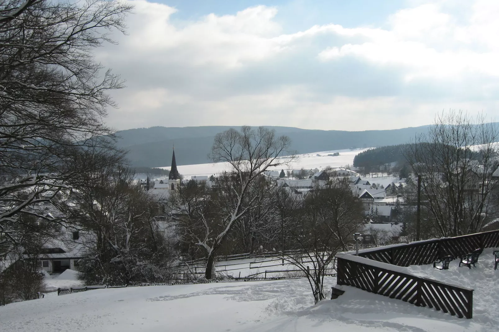 Gruppenhaus Hochsauerland-Uitzicht winter