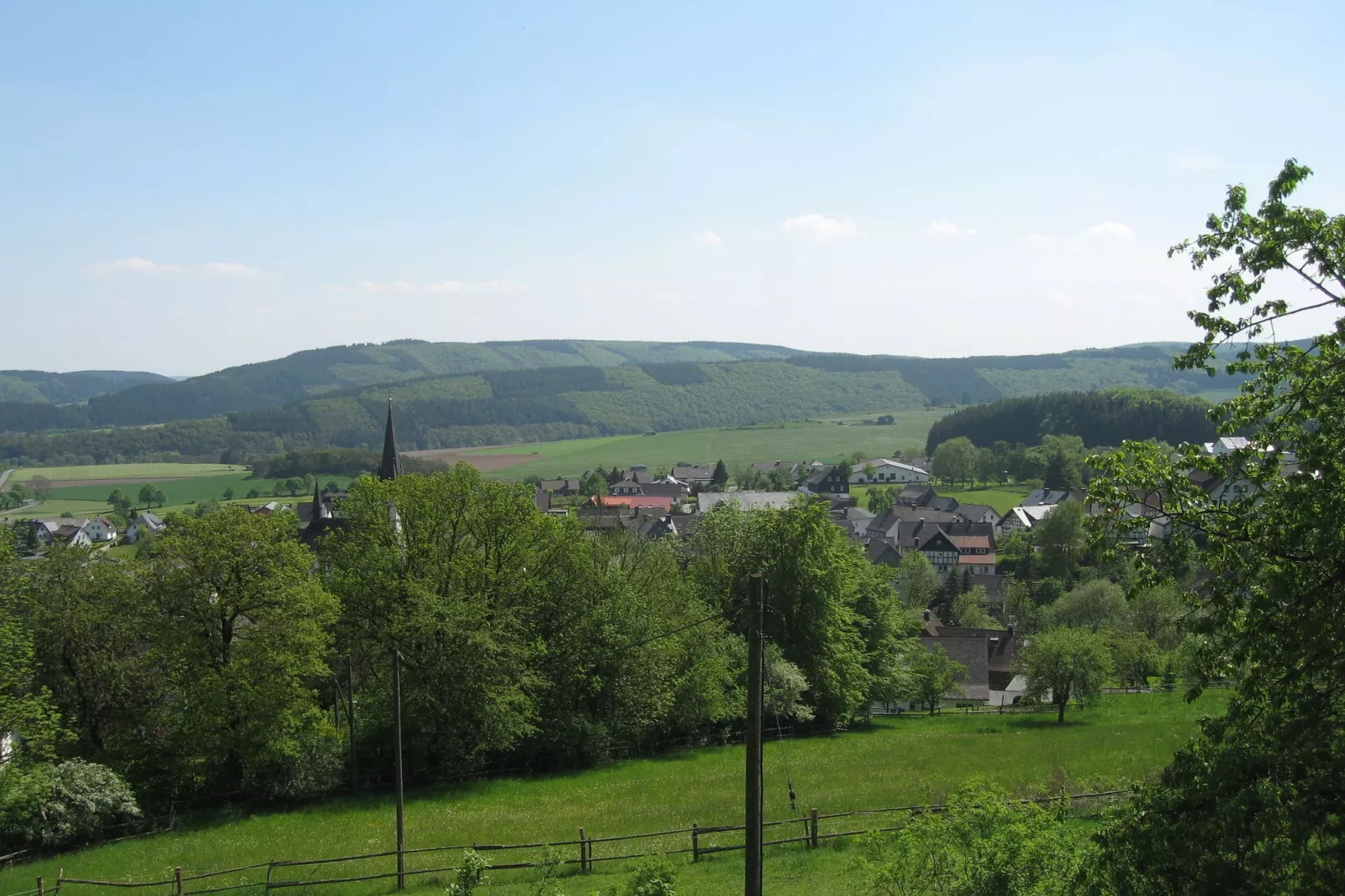 Gruppenhaus Hochsauerland-Uitzicht zomer