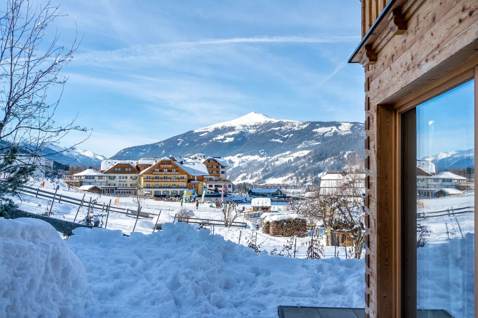 Panorama Chalet-Uitzicht winter