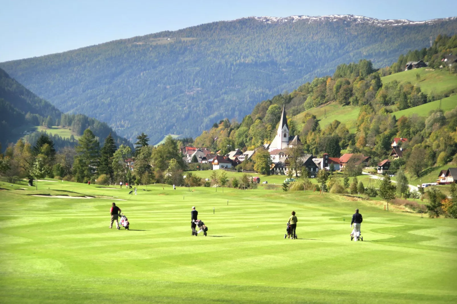 Panorama Chalet-Gebieden zomer 5km