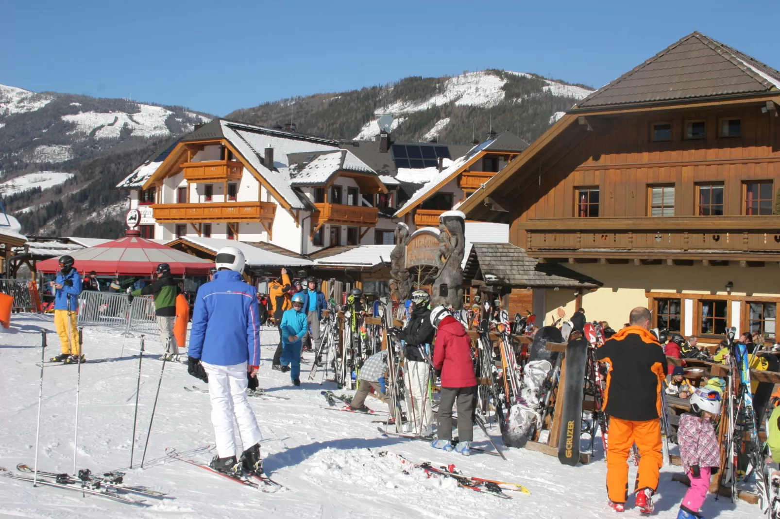 Panorama Chalet-Gebied winter 5km