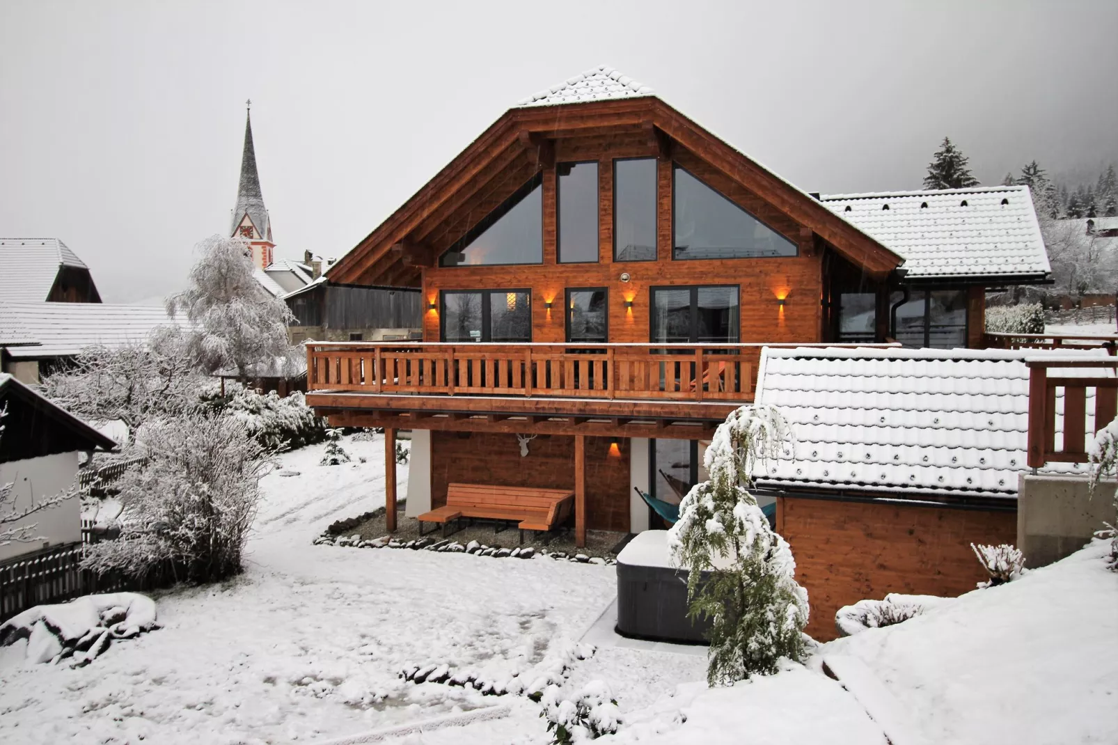 Alpinn Wellnesschalet 1-Exterieur winter