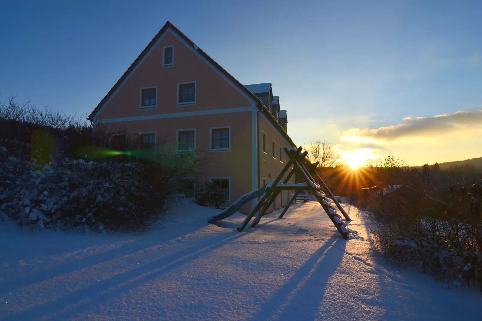 Blumenhof-Exterieur winter