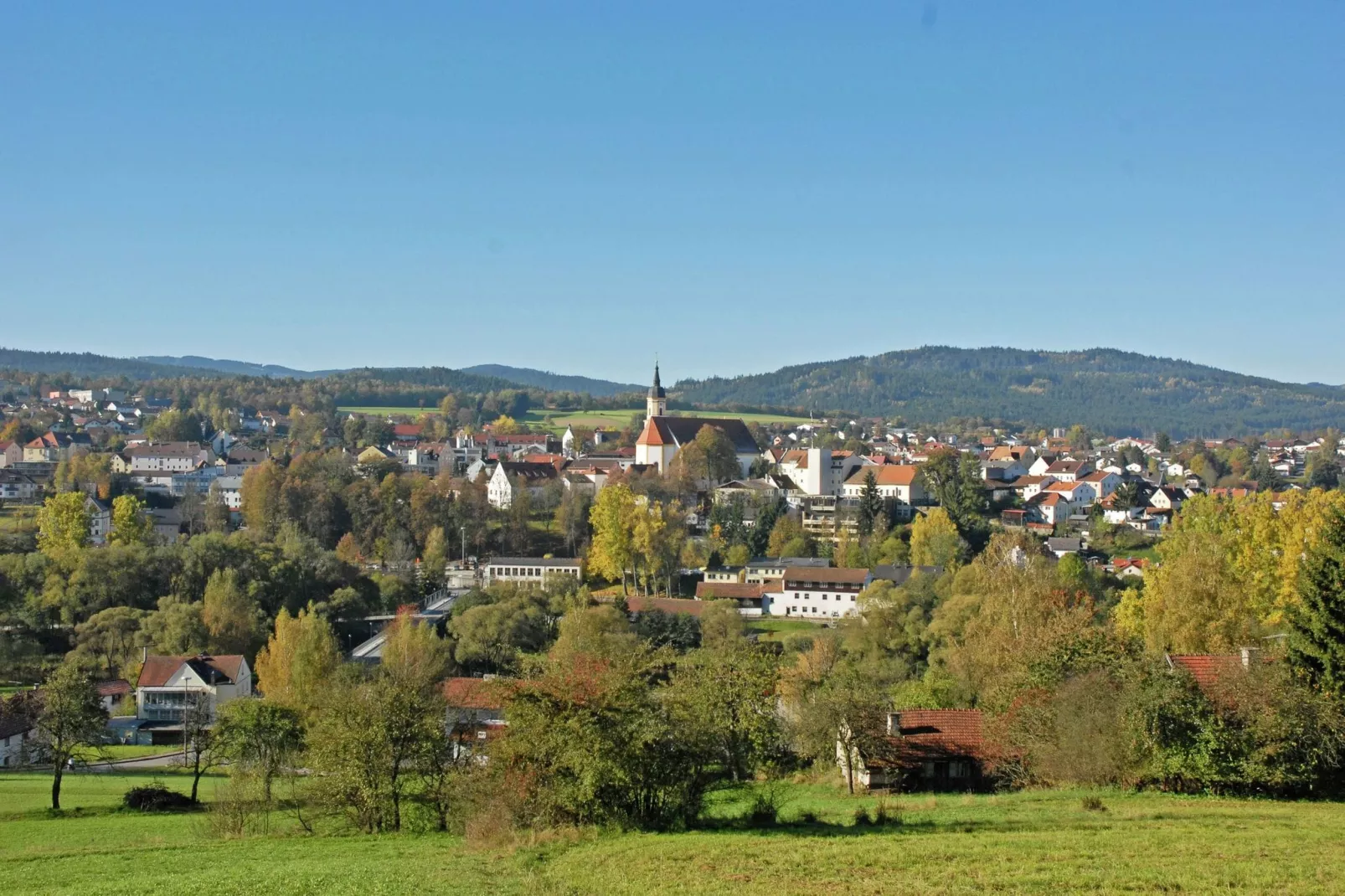 Bayerischer Wald-Gebieden zomer 5km