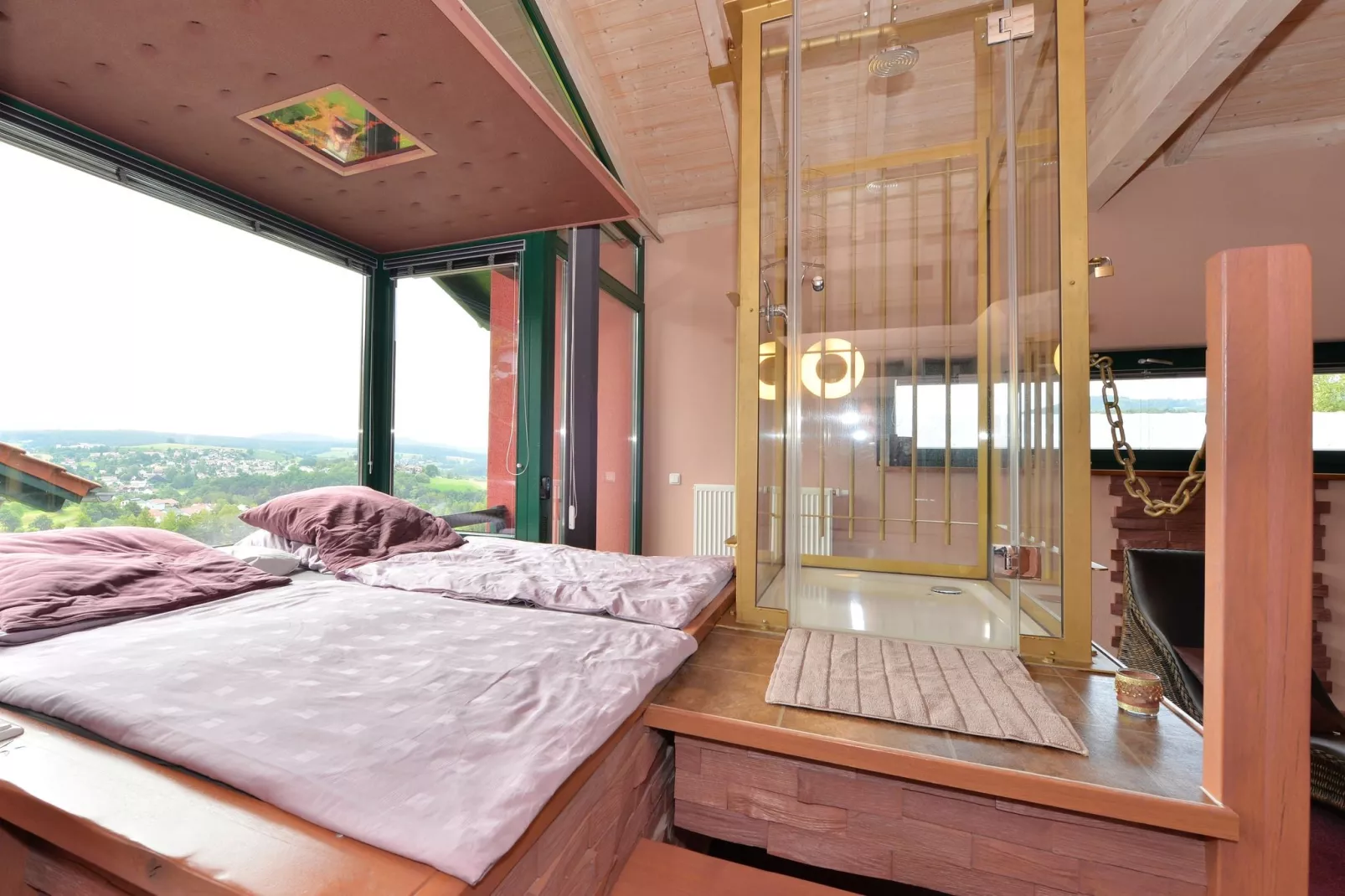 Vakantiehuis met sauna en whirlpool-Slaapkamer