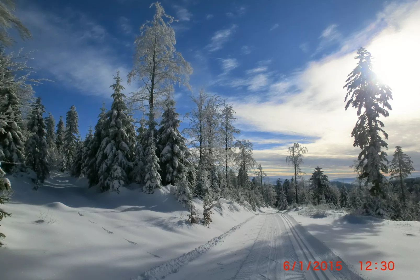 Bayerwald-Gebied winter 5km