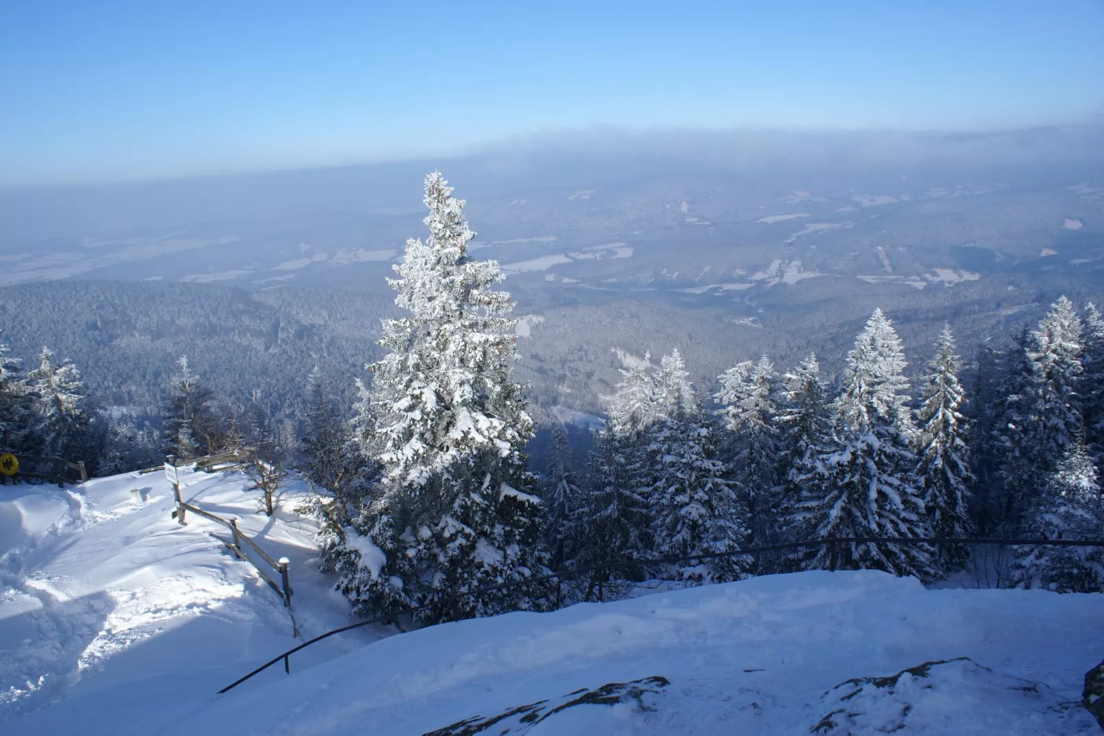 Im Zellertal-Gebied winter 20km