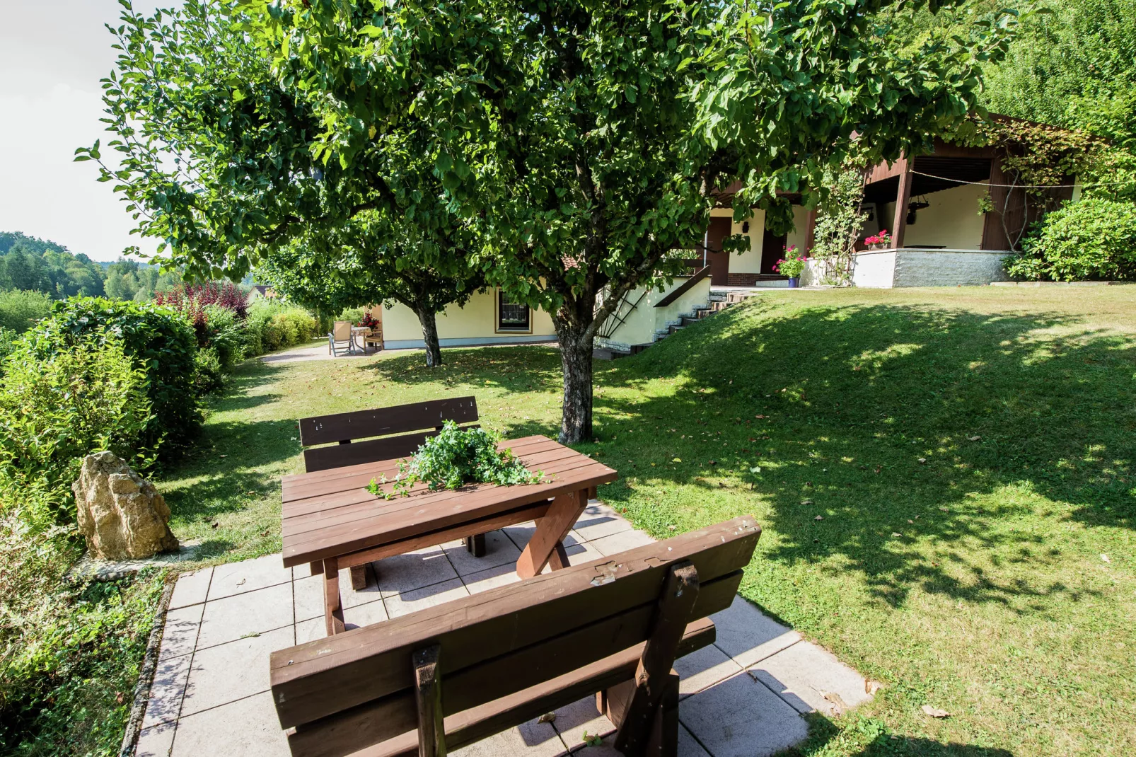 Fränkische Schweiz-Tuinen zomer