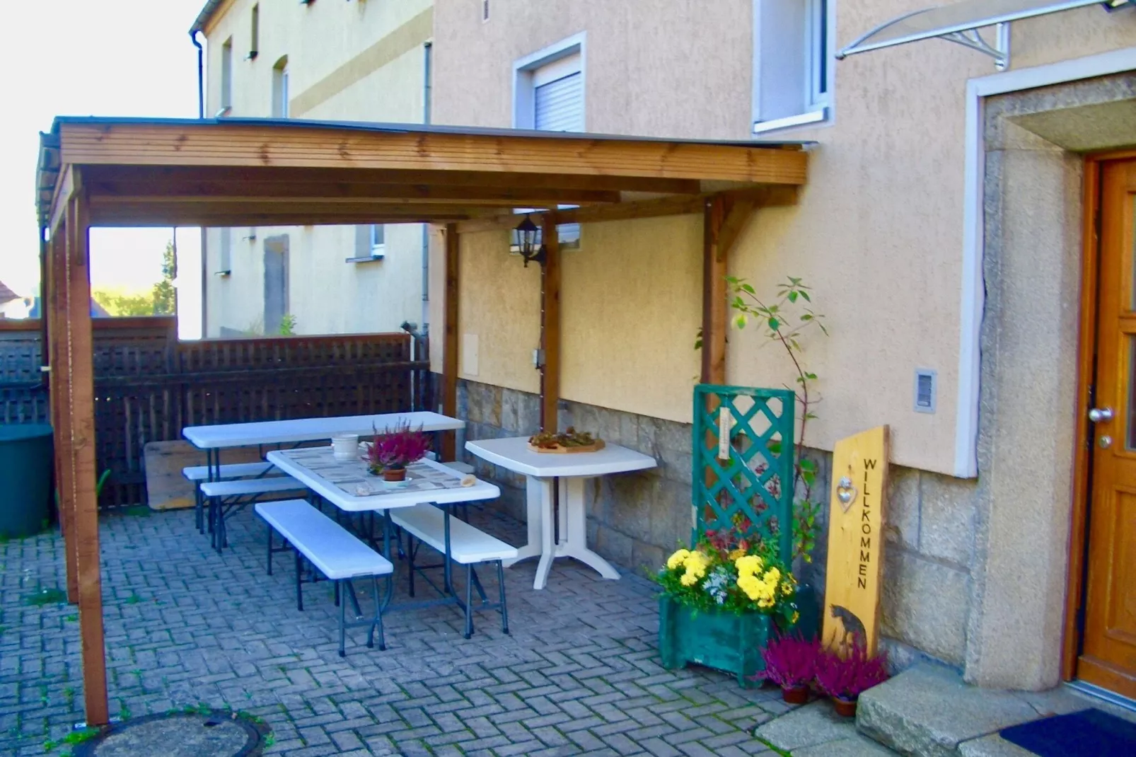 Ferienwohnung in Arzberg EG-Terrasbalkon