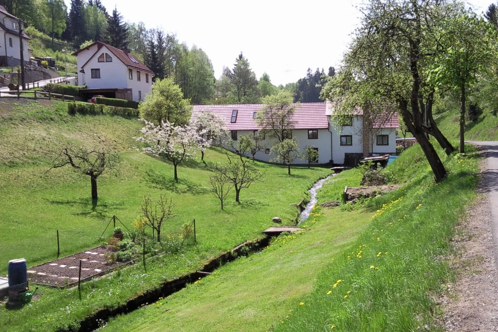 Landferienhof Schmidt-Gebieden zomer 1km