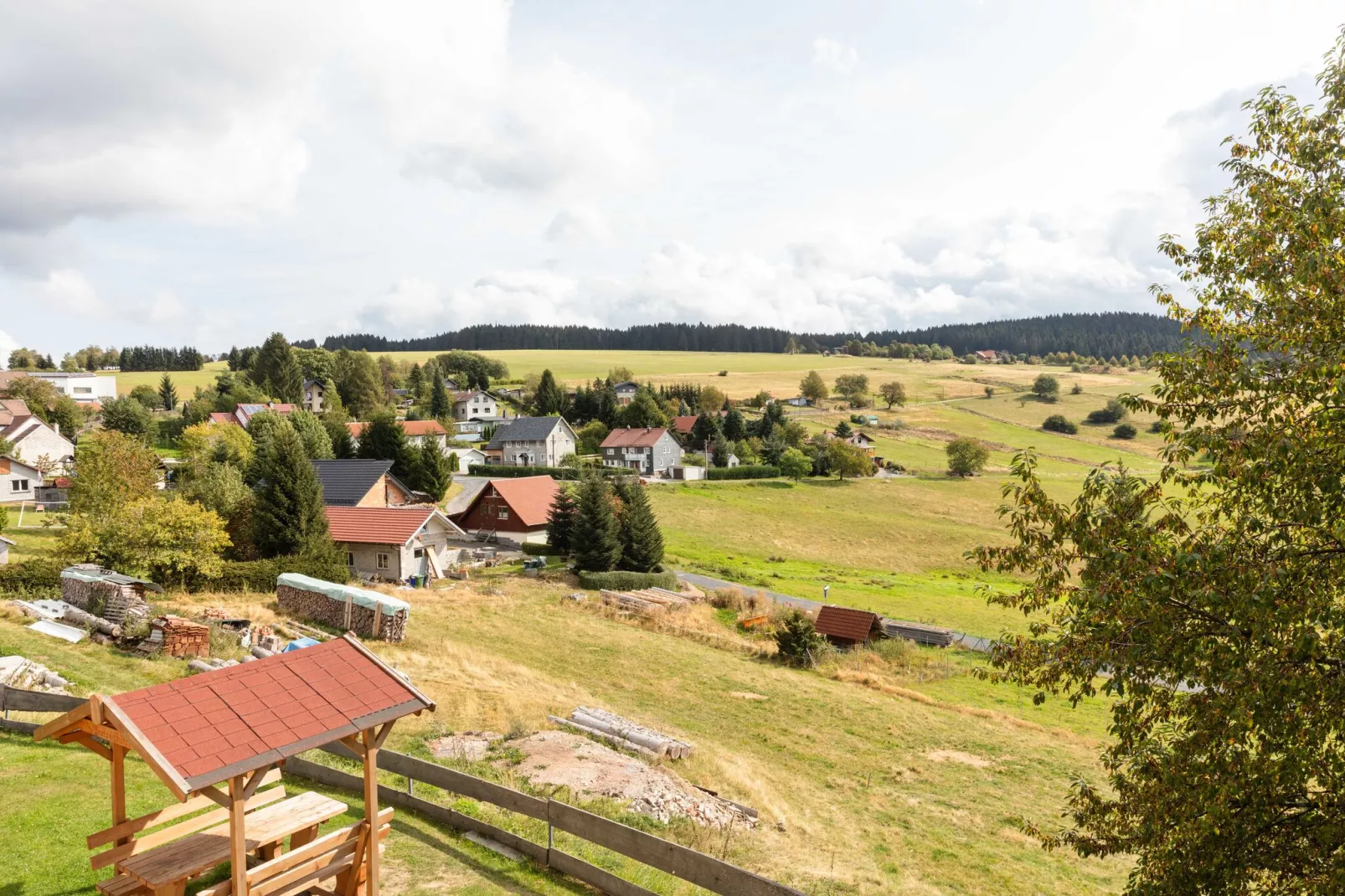 Veste Coburg Blick-Uitzicht zomer