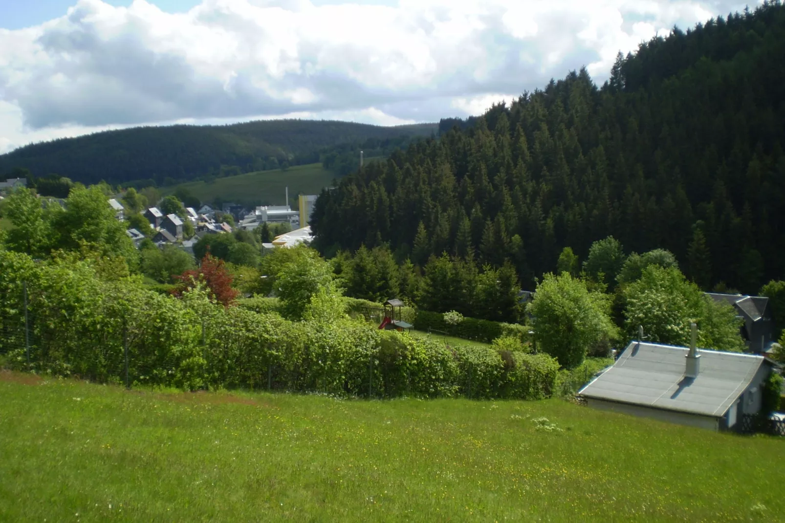 Am Rennsteig-Uitzicht zomer