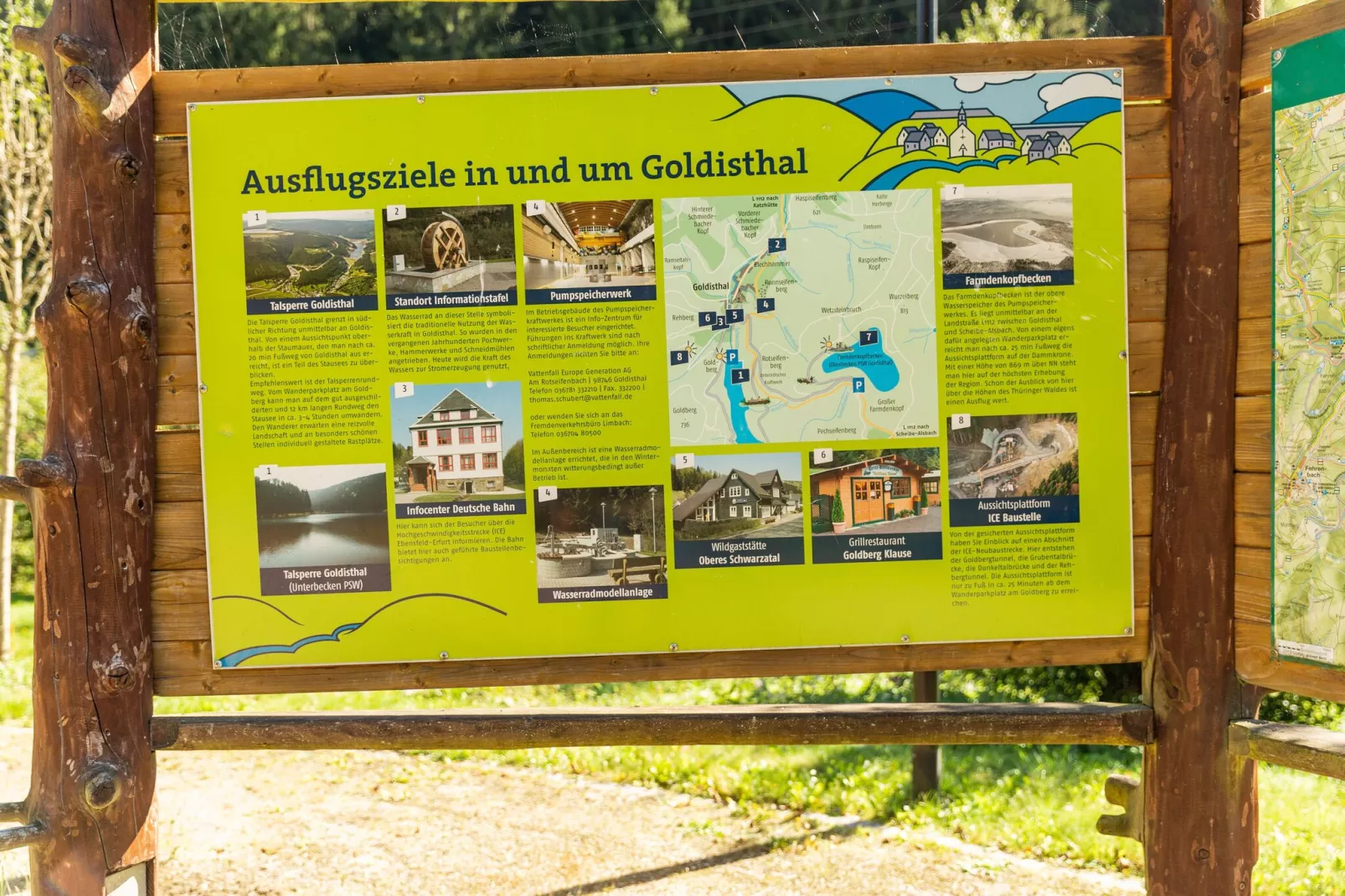 Goldisthal-Gebieden zomer 1km