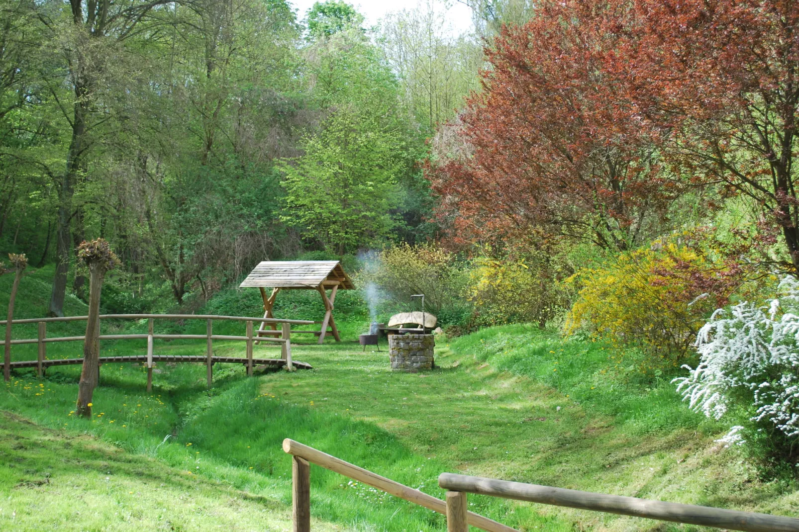 Alte Wassermühle-Gebieden zomer 1km