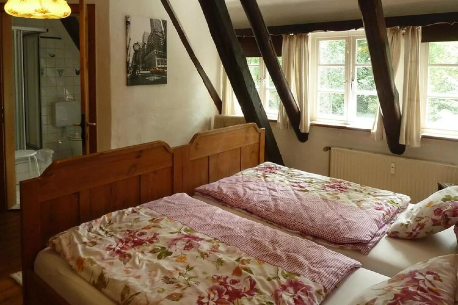 Appartement in een vakantieboerderij, Dorfmark-Slaapkamer