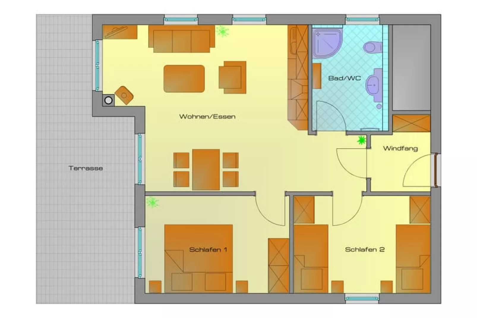 FH Zwergseeschwalbe-Plattegrond