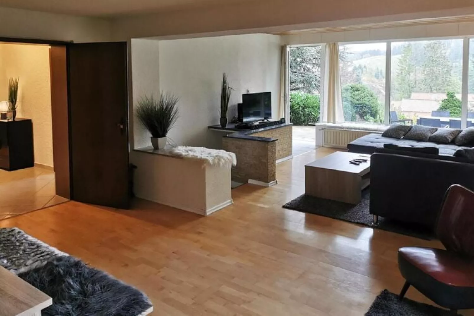 Kombination Bärenhütte  Hirschblick 10 Erw 2 Kinder-Woonkamer