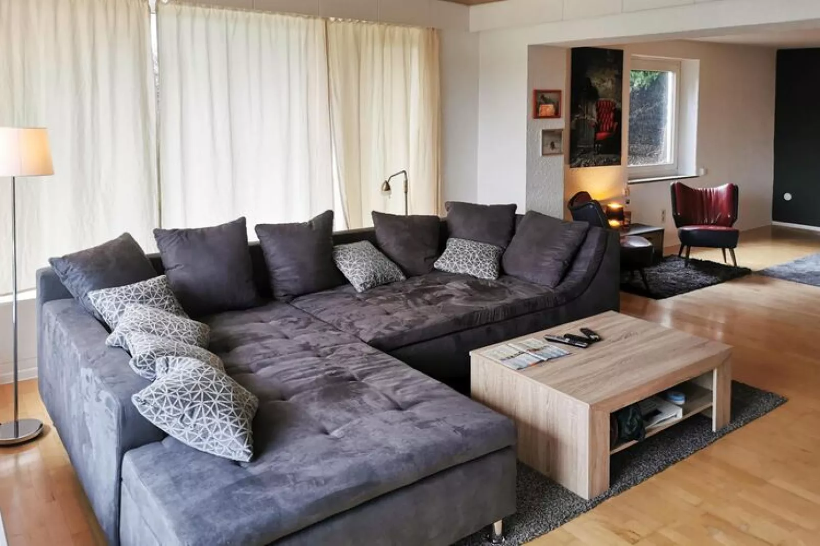Kombination Bärenhütte  Hirschblick 10 Erw 2 Kinder-Woonkamer