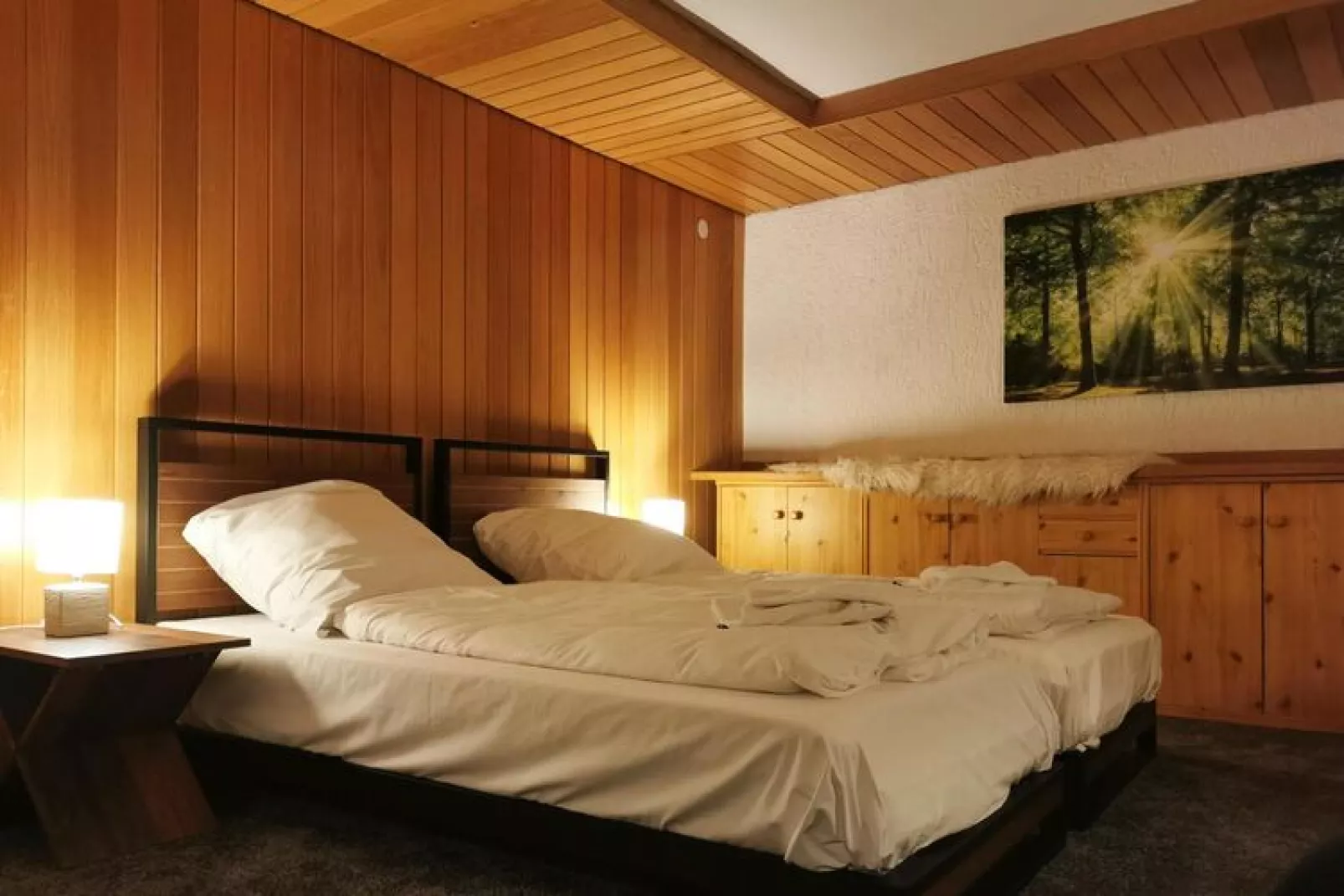 Kombination Bärenhütte  Hirschblick 10 Erw 2 Kinder-Slaapkamer