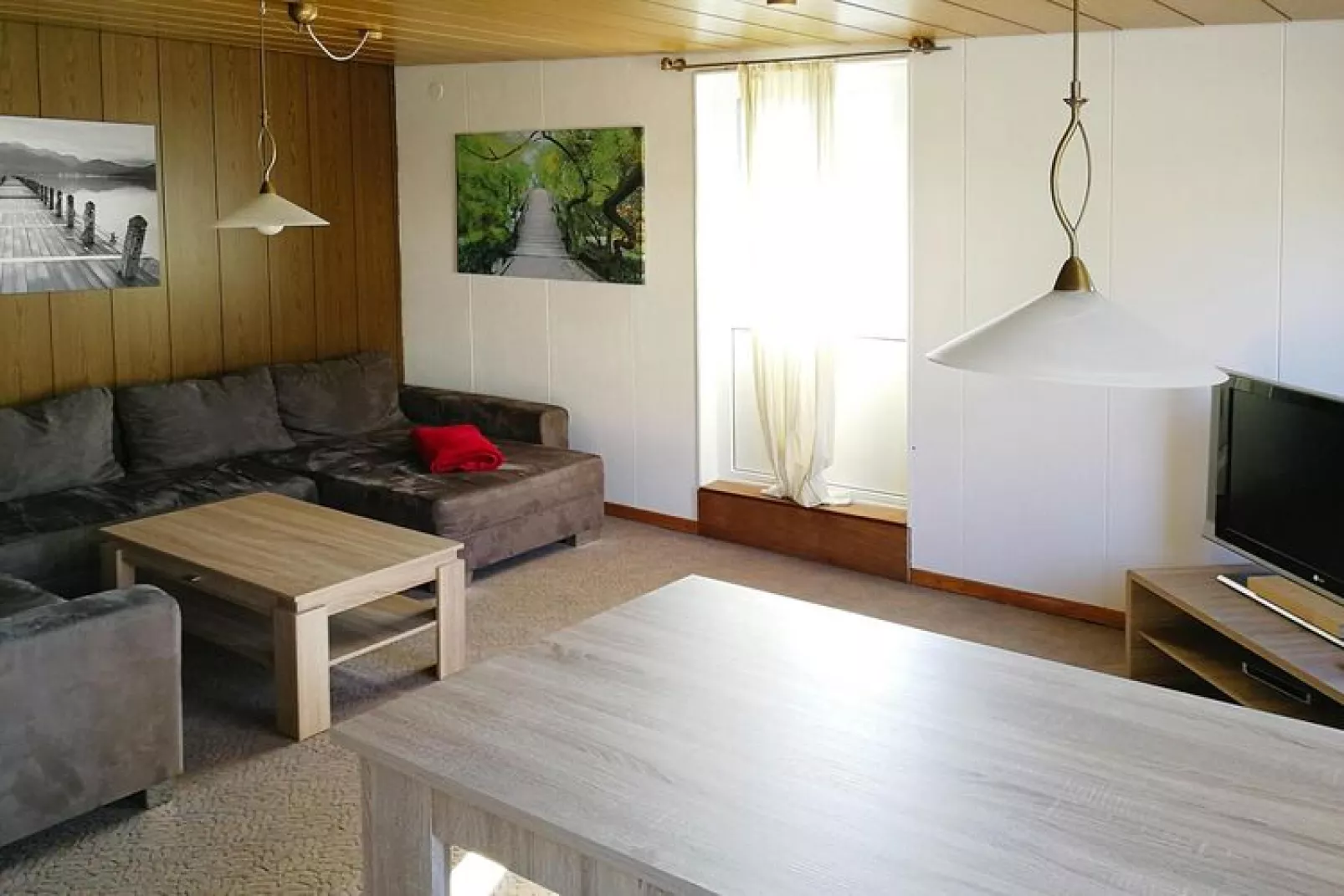 Kombination Bärenhütte  Hirschblick 10 Erw 2 Kinder-Woonkamer
