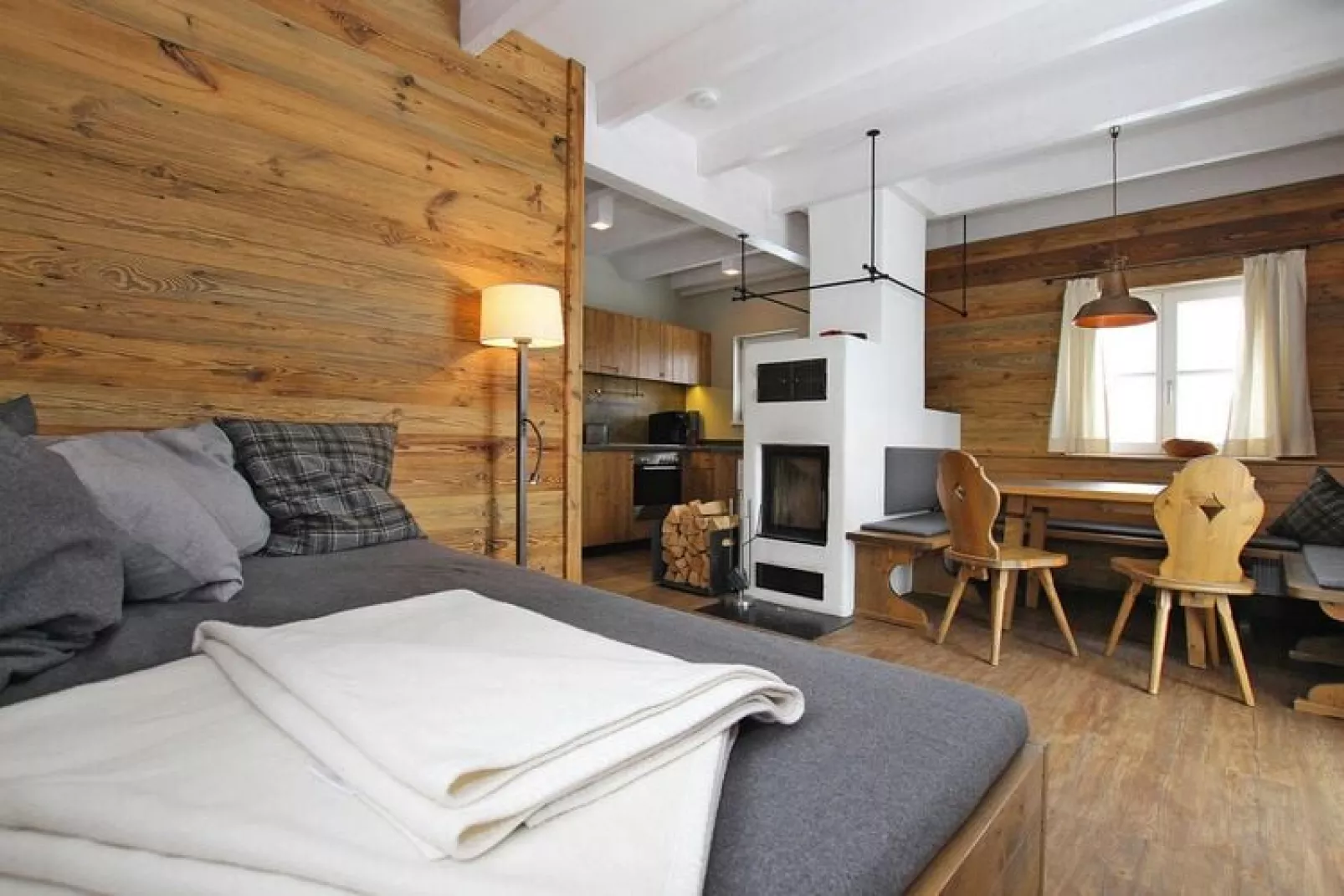 Ferienhaus Typ Premium Lodge best price 4 Personen-Woonkamer