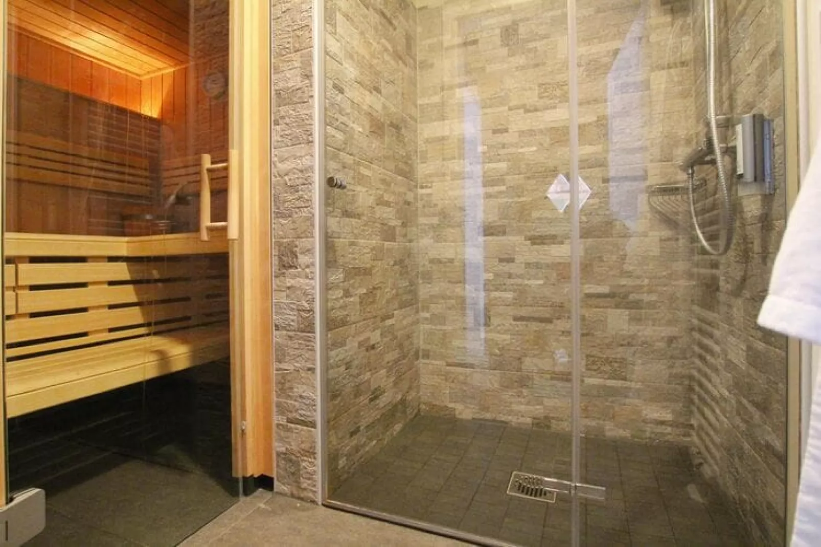 Ferienhaus Typ Premium Lodge best price 4 Personen-Sauna