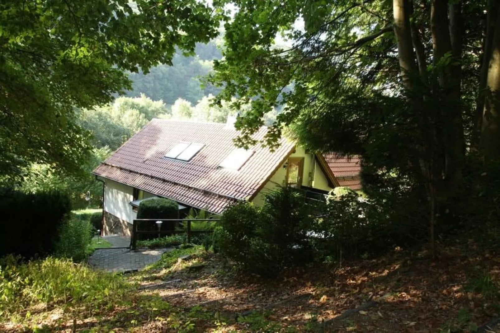 Wohnung 3 Talblick-Tuinen zomer