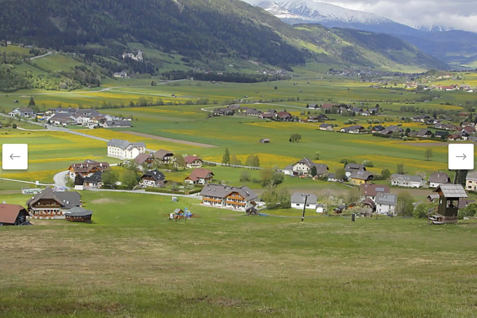 Panorama St Margarethen-Uitzicht zomer