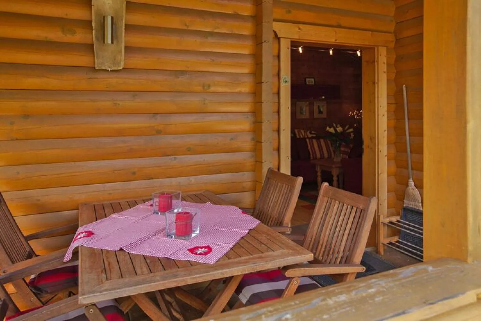 Blockhaus Stamsried-Typ A-Terrasbalkon