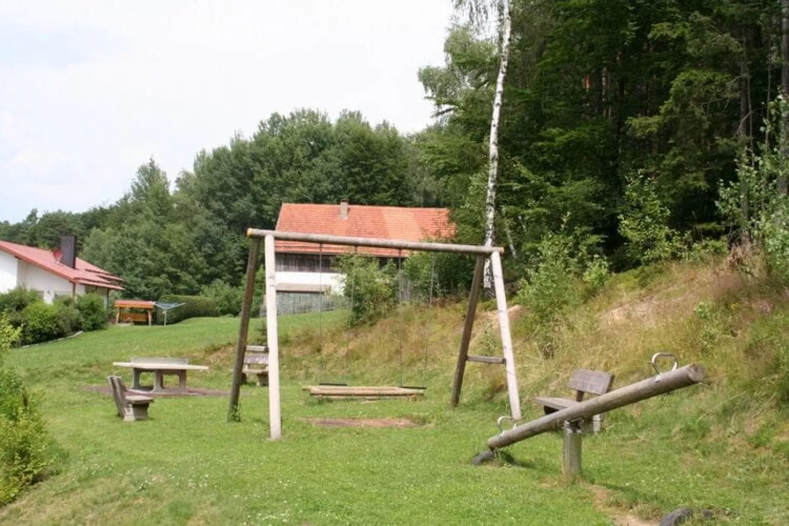 Blockhaus Stamsried-Typ A-Parkfaciliteiten