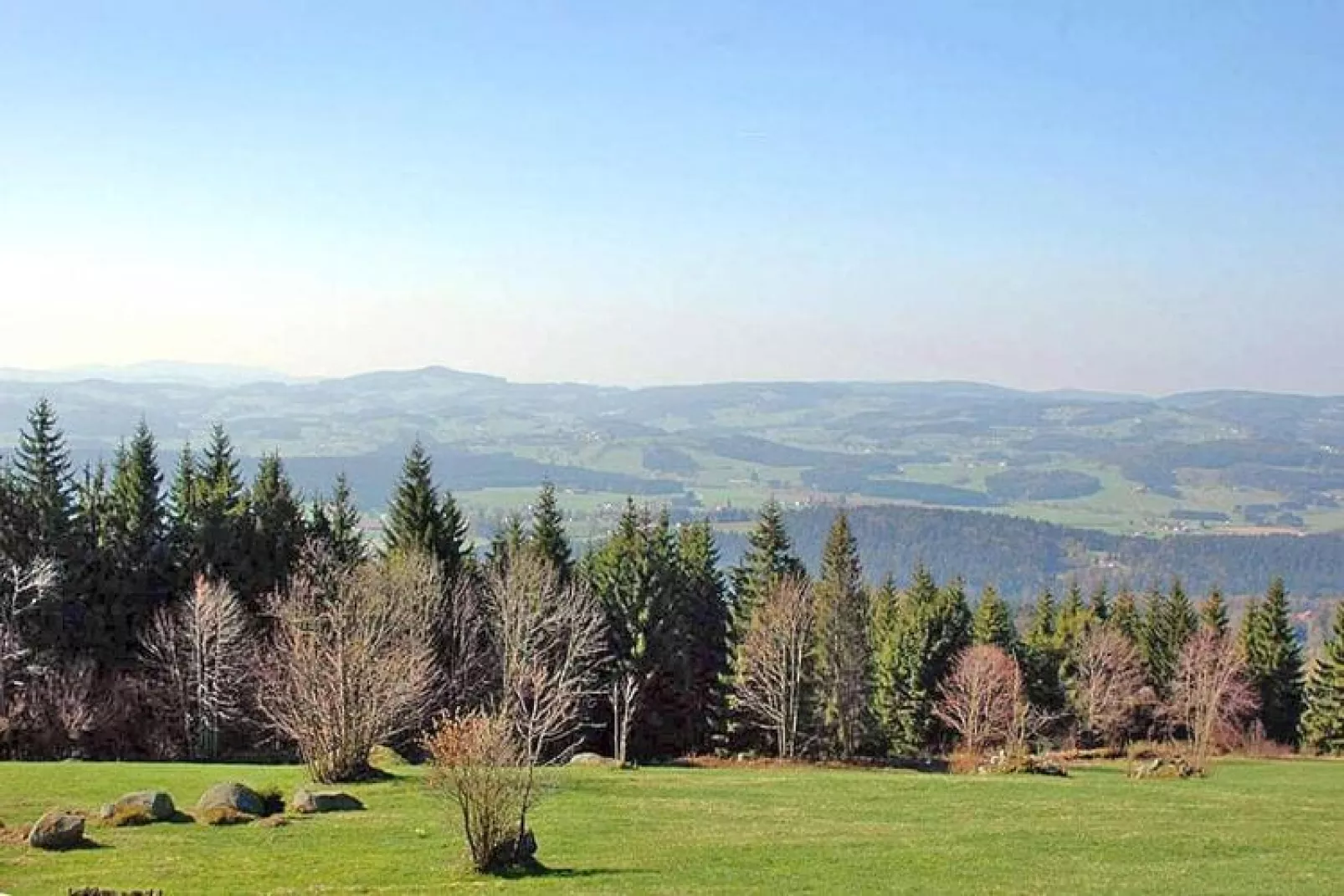 Ferienhaus Panoramablick Neureichenau-Ferienhaus Panoramablick 75 qm-Uitzicht zomer