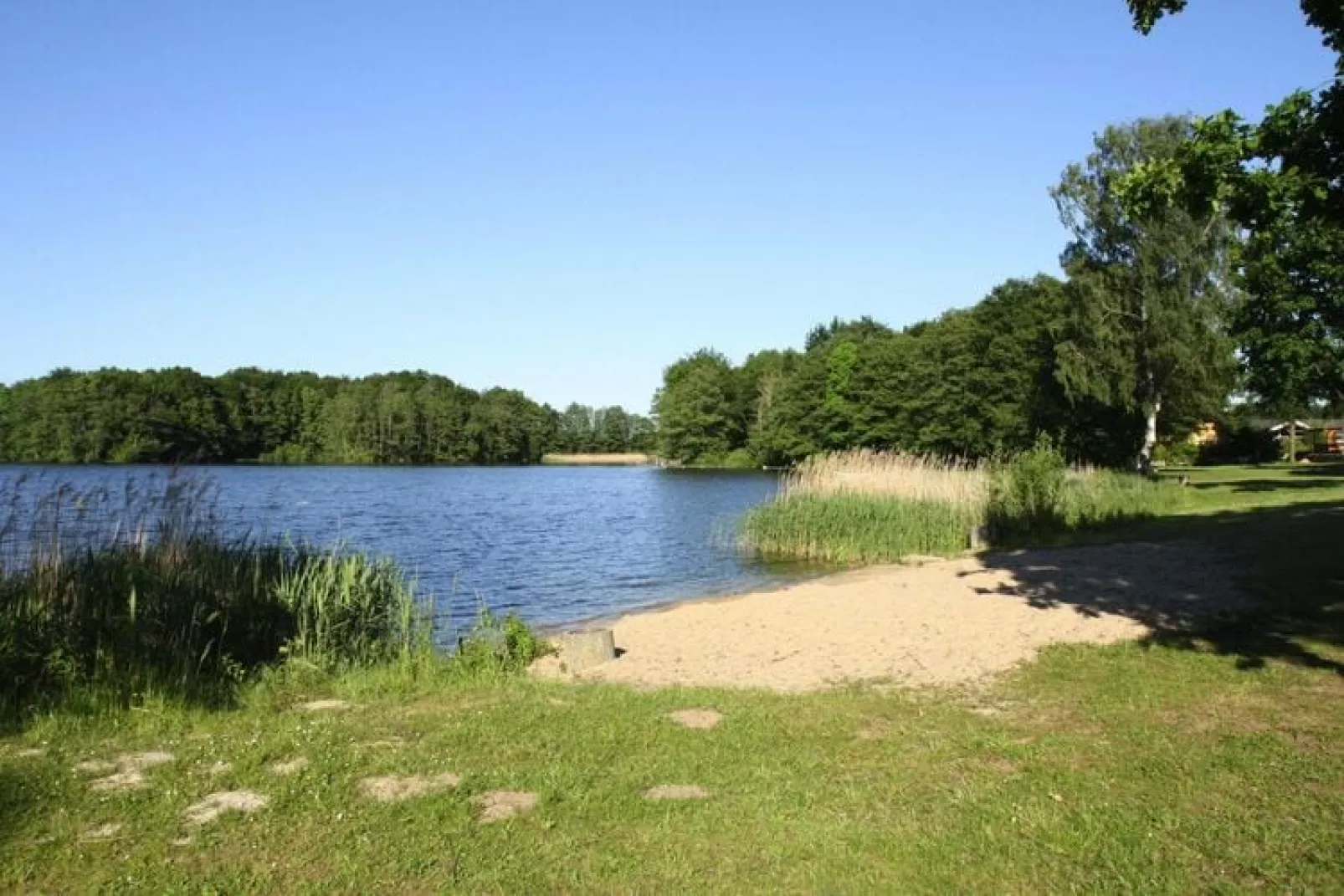 Sommerhus-nordlys 80 qm-Gebieden zomer 1km