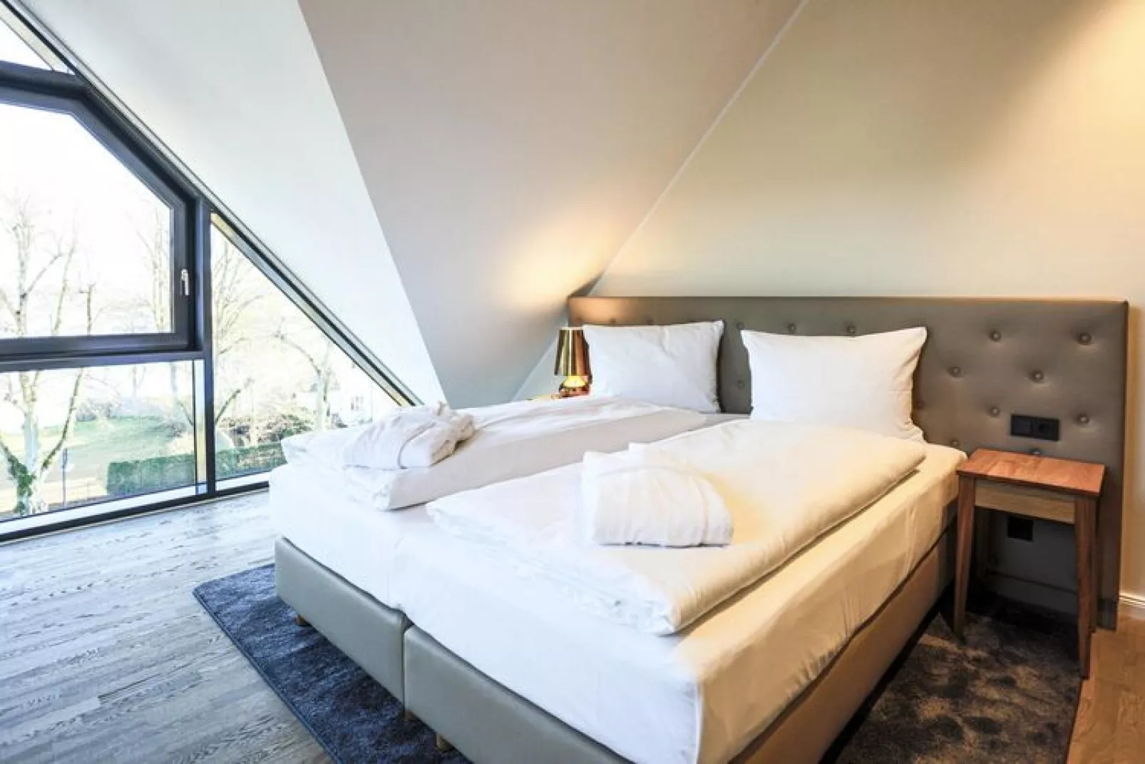 Apartments im MAREMÜRITZ Yachthafen Resort & Spa / Kompass Maisonette 70 qm-Slaapkamer