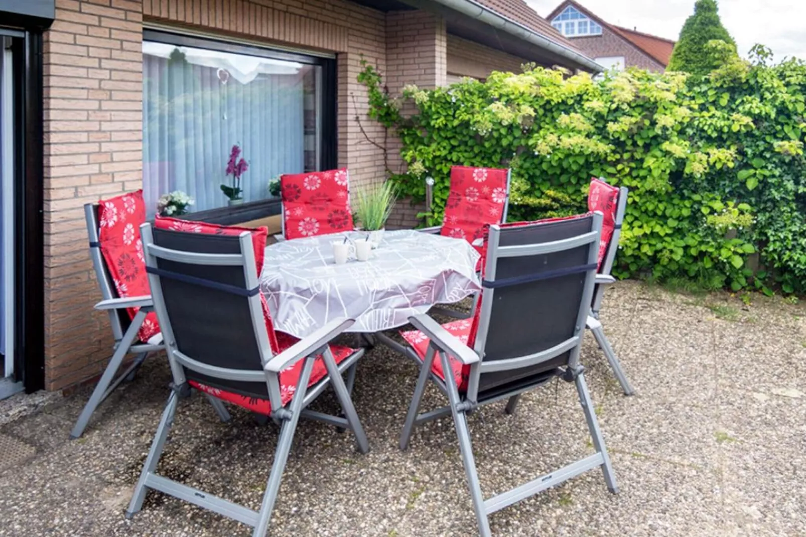 Reihenhaus Dornumersiel-Terrasbalkon