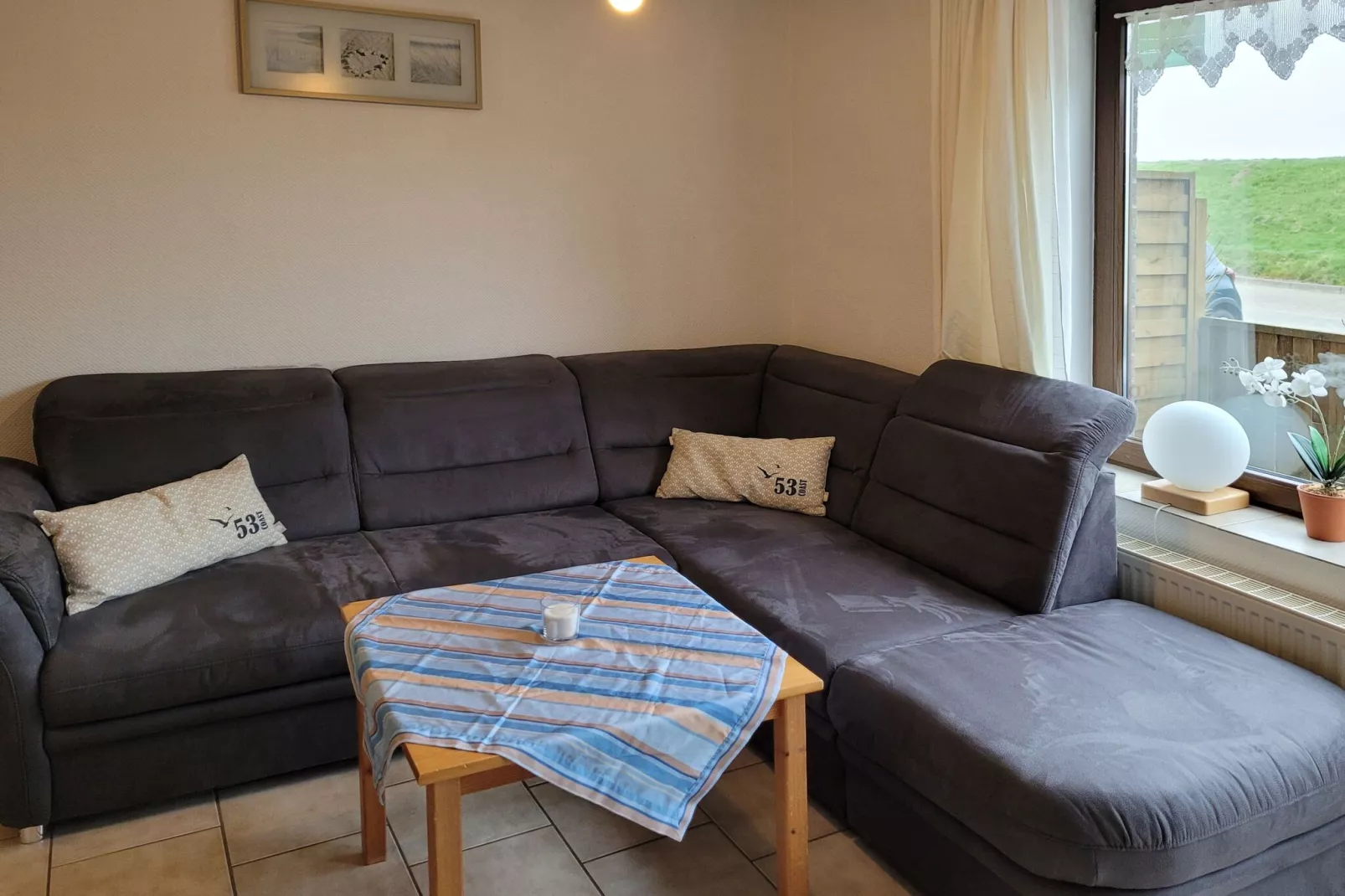 Fewo Wattkieker - Wattseite-Woonkamer