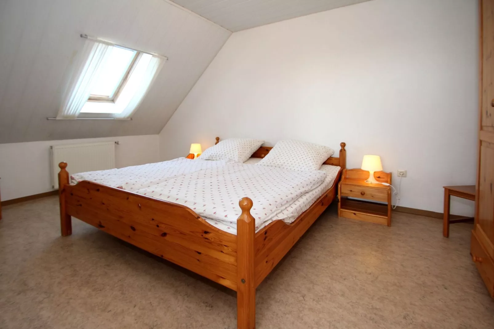 Fewo Wattkieker - Wattseite-Slaapkamer